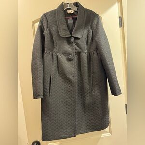 MSSP Elegant Black Quilted Women's Coat size 6